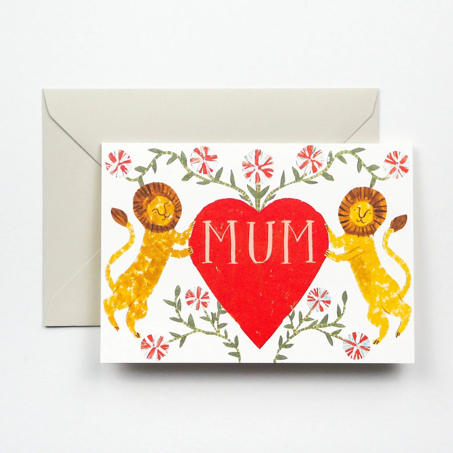 Mum Lion Heart Card