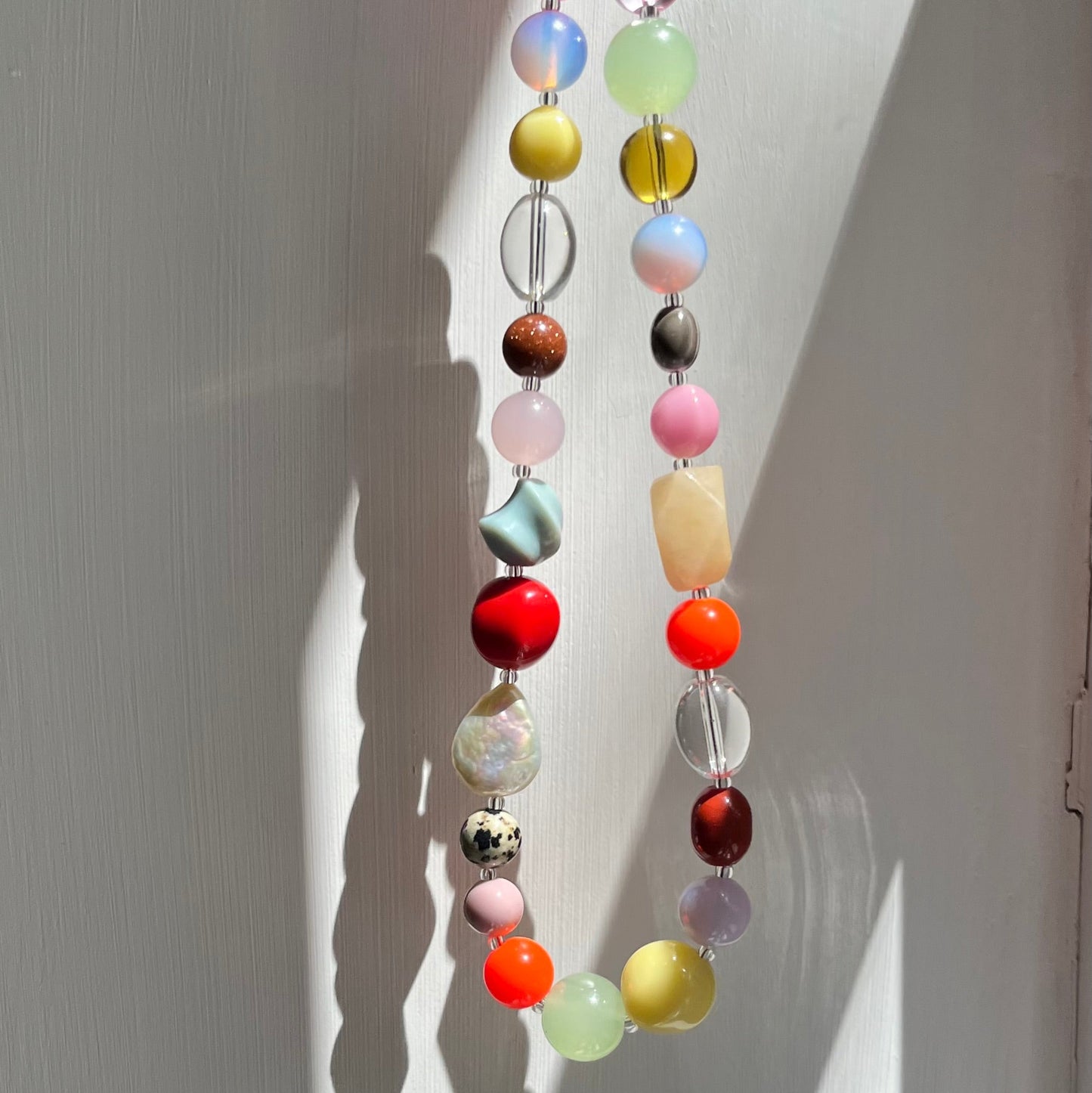 Hattie Buzzard Necklace - Pearl Sundae