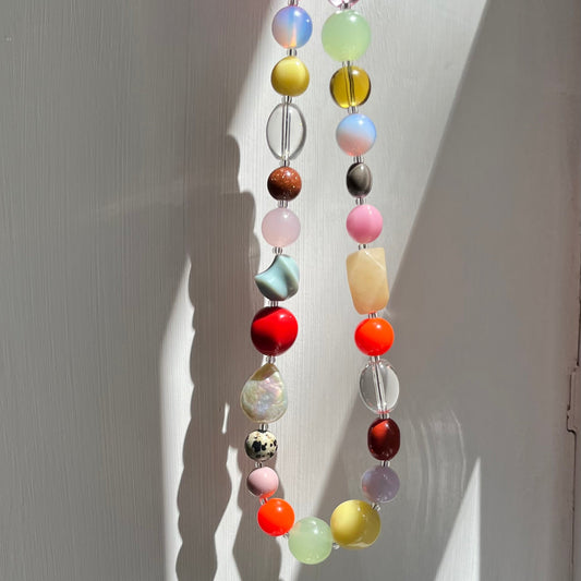 Hattie Buzzard Necklace - Pearl Sundae